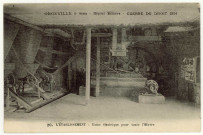 Caillouet-Orgeville. Hôpital militaire : Guerre du Droit 1914 : L'établissement-Usine électrique pour toute l'Œuvre.