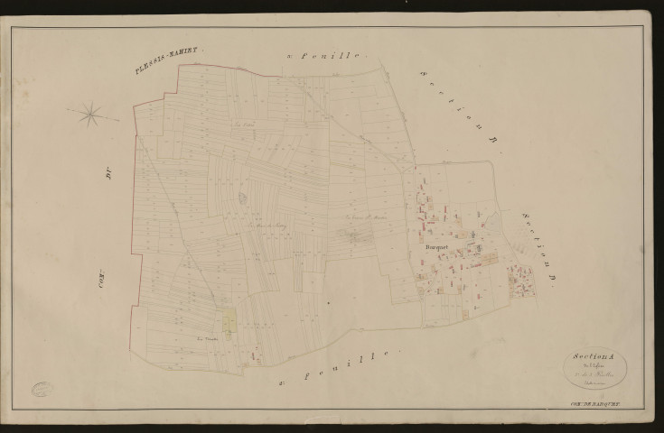 Barquet. Section A _ du Bosc-Roger _ 2e de 3 Feuilles
