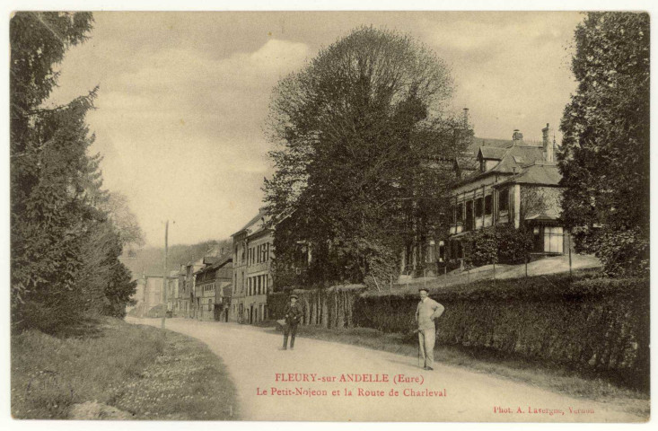 Fleury-sur-Andelle. Le Petit-Nojeon et la Route de Charleval.