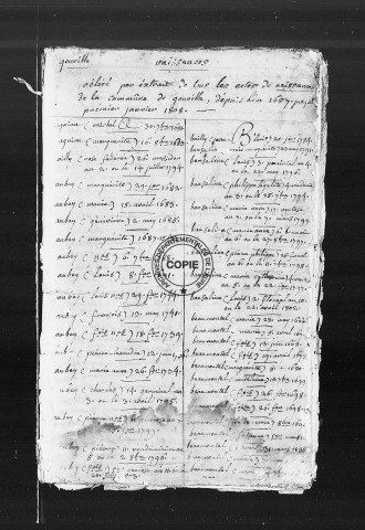 BMS (1657-1792)