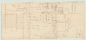 Neaufles-Auvergny - 1- "Neaufle. Vicomté de Breteuil". * 2- "Plan des terres et la fieffe du Trousselin relevant du domaine dudit Bretheuil. 1ier ". *