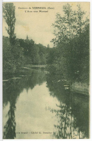 Verneuil-sur-Avre. L'Avre sous Montuel.