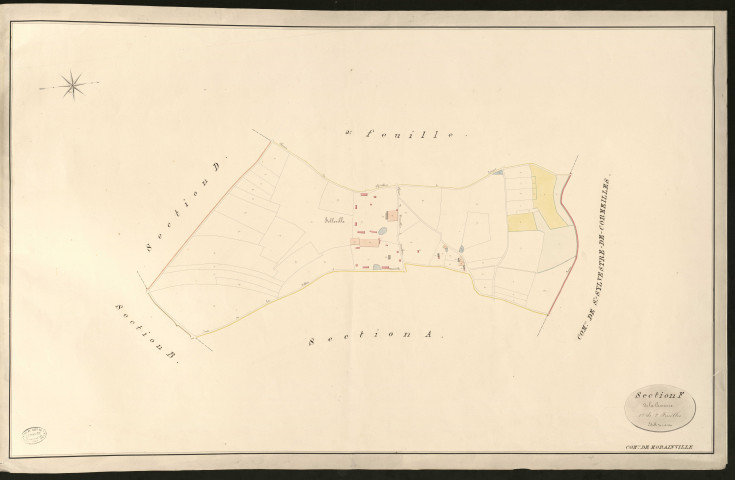 Morainville-près-Lieurey. Section F _ de la Cannerie _ 1re de 2 Feuilles