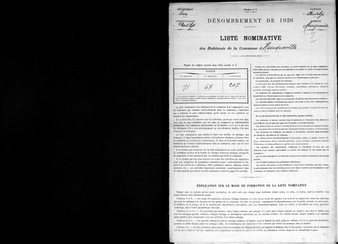 HEUQUEVILLE 1926