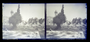 Minaret de la mosquée Al-Aqsa à Jérusalem (Israël).