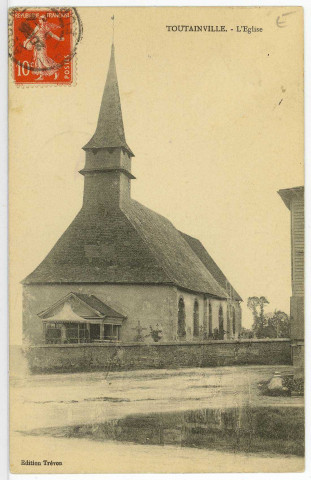 Toutainville. L'Eglise.