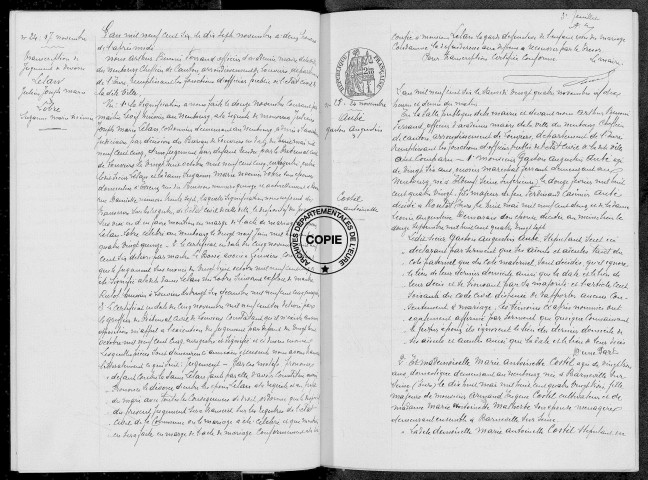 Mariages 1906