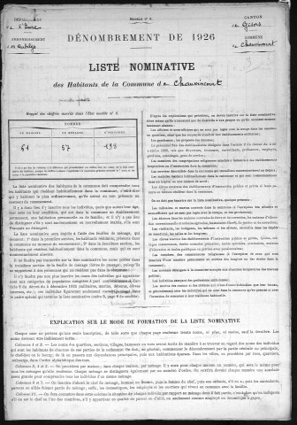 CHAUVINCOURT 1926