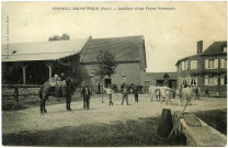 Fresne-l'Archevêque. Intérieur d'une Ferme Normande.