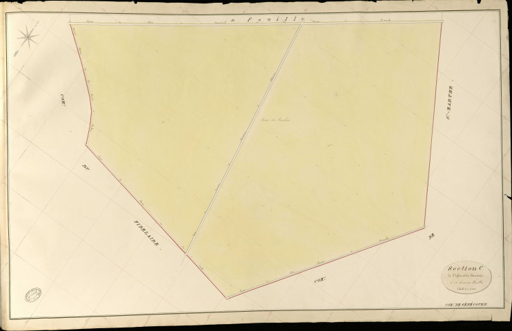 Sébécourt. Section C _ de l'Eglise et du Courant _ 6e et dernière Feuille