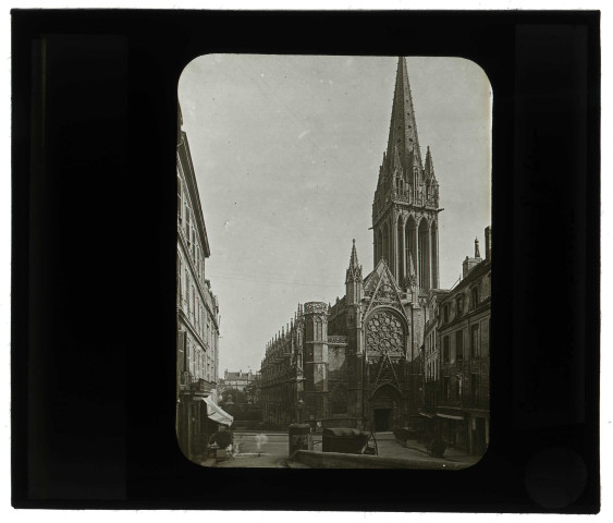 Église Saint-Pierre de Caen (Calvados), façade ouest.