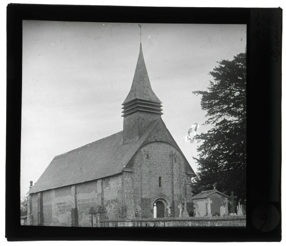 Église de Duranville (Eure), façade ouest.