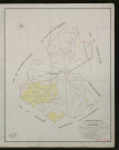 Jonquerets (Les). Tableau d'assemblage _ du Plan Parcellaire de la Commune de Jonquerets. _ Canton de Beaumesnil - Bernay - Eure. _ Terminé sur le terrain le 12 juin 1833 sous l'administration de M. A. Passy, Préfet _ M. Pillet maire _ en sous la Direction de M. Marel, Directeur des Contributions directes. _ M. Le Fébure, Géomètre Chef. _ Par M. Depeilly, Géomètre de 1re classe.