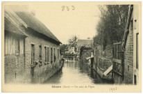 Gisors. Un coin de l'Epte.