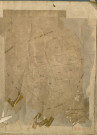 Aviron. Tableau d'assemblage _ du Plan Parcellaire de la Commune d'Aviron _ Canton de Evreux (nord) - Evreux - Eure. _ Terminé sur le Terrain le 3 Novembre 1840 , sous l'administration de M. de Monicault, Préfet _ M. Bernay, Maire _ sous la Direction de M. Garnier, Directeur