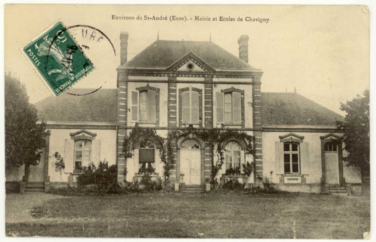 Chavigny. Mairie et Ecoles de Chavigny.
