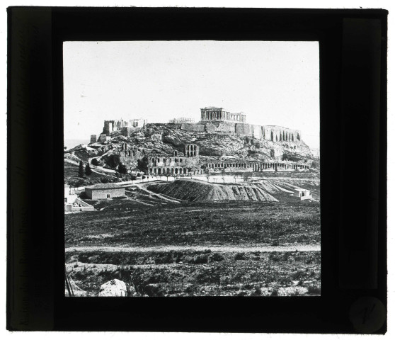 Acropole d'Athènes (Grèce), vue générale.