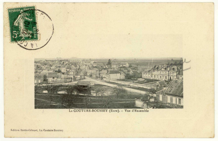 Couture-Boussey (La). Vue d'ensemble.