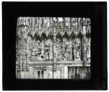 Cathédrale Notre-Dame de Chartres (Eure-et-Loir), pourtour du chœur, détail "Adoration des Mages".