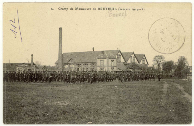 Breteuil-sur-Iton. Champ de Manoeuvre de Breteuil (Guerre 1914-15).