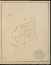 Franqueville. Tableau d'assemblage du Plan Parcellaire de la Commune de Franqueville. _ Canton de Brionne - Bernay - Eure. _ Terminé sur le terrain en mars 1827, sous l'administration de M. Le Vicomte Raymond Delaitre, Préfet - M. Bourdon, Maire et sous la direction de M. Hurtelle, Directeur des Contributions directes. _ M. Hautier, Géomètre en Chef. _ Par M. Chainot, Géomètre de 1re classe
