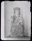 Église de La Chapelle-Réanville (Eure), statue de Vierge à l'enfant.