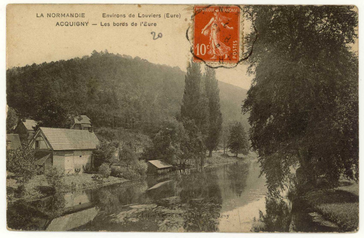 Acquigny. Les Bords de l'Eure.