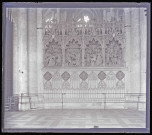 Clôture du choeur représentant l'histoire de Saint-Jean-Baptiste de la cathédrale Notre-Dame d'Amiens (Somme).