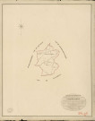 Saint-Paul-de-la-Haye. Tableau d'assemblage _ du Plan Parcellaire de la Commune de St Paul-de-la-Haye _ Canton de Routot - Pontaudemer - Eure. _ Terminé sur le Terrain en Mai 1826 , sous l'administration de M.Le Vicomte Raymond Delaitre, Préfet _ M.Delahoussayes, Maire _ sous la Direction de M.Hurtrelle, Directeur des Contributions directes _ M. Hautier, Géomètre en Chef. _ Par M. Thorel, Géomètre de 1re classe.