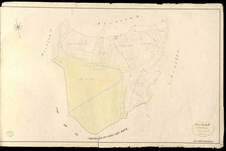 Heudreville-sur-Eure. Section F _ du Bois Renard _ 2e et dernière Feuilles