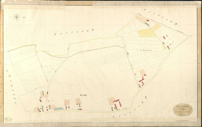 Reuilly. Section G _ de l'Eglise _ 2e et dernière Feuille