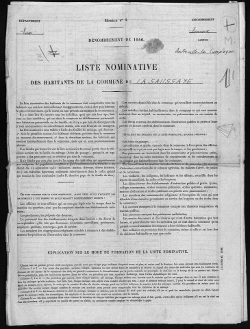 SAUSSAYE(LA) 1946