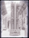 Moulage d'un pilier du transept provenant de la cathédrale de Strasbourg (Bas-Rhin), exposé au musée du Trocadéro de Paris (Seine).