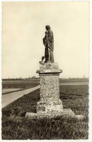 Chauvincourt. La Statue Saint-Joseph.