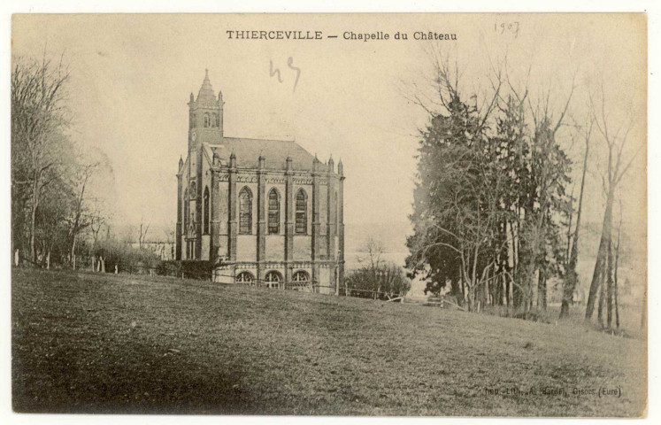 Bazincourt-sur-Epte. Thierceville Chapelle du Château.