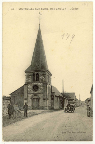 Courcelles-sur-Seine. L'Eglise.