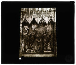 Cathédrale Notre-Dame de Chartres (Eure-et-Loir), pourtour du chœur, détail "Adoration des Mages".