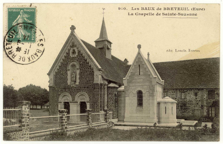 Baux-de-Breteuil (Les). La Chapelle de Sainte-Suzanne.