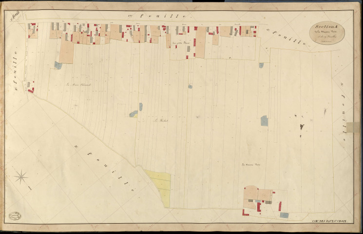 Baux-Sainte-Croix (Les). Section A _ de la Maison Verte _ 4e de 19 Feuilles