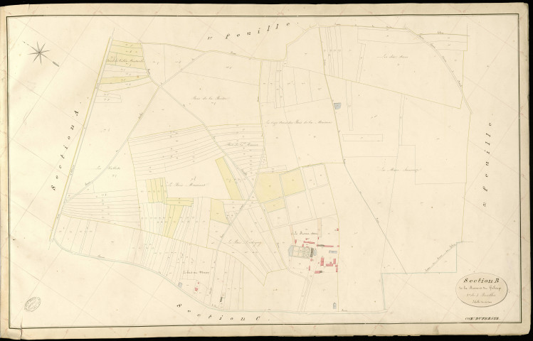 Fresne (Le). Section B _ de la Brosse et du Héloup _ 2e de 3 Feuilles