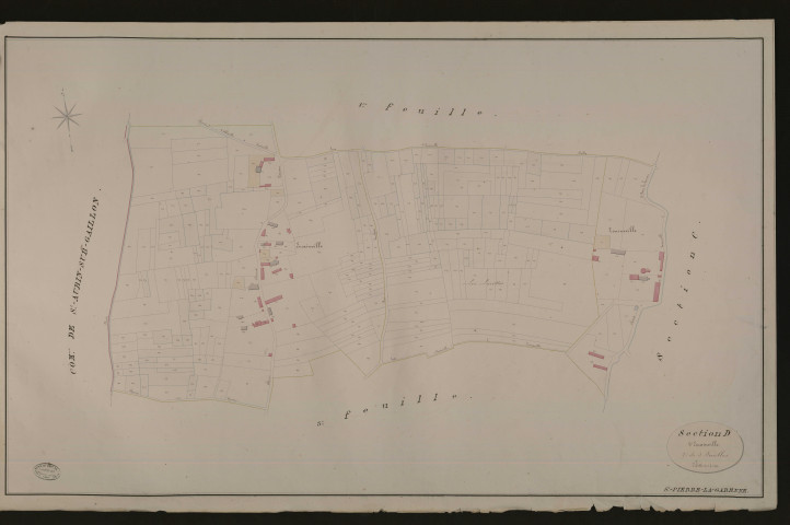 Saint-Pierre-la-Garenne. Section D _ d'Emainville _ 2e de 3 Feuilles