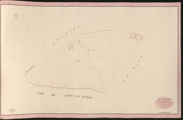 Morgny. Section D _ de Langlet et de la Curie _ 2e de 6 Feuilles