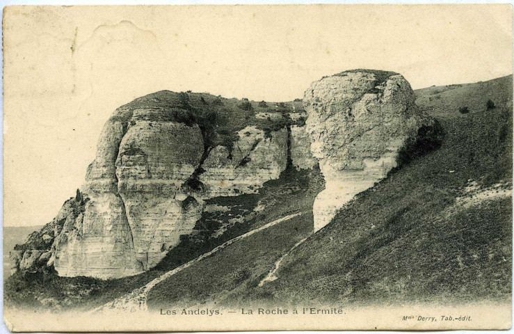 Andelys (Les). La Roche de L'Ermite.