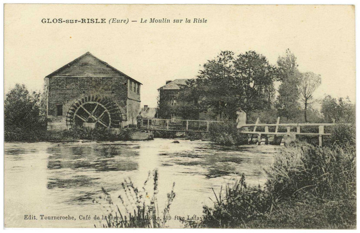 Glos-sur-Risle. Le Moulin sur la Risle.