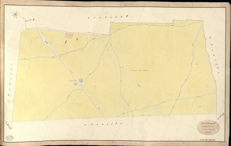 Ventes (Les). Section G _ de la Forêt d'Evreux _ 10e de 13 Feuilles
