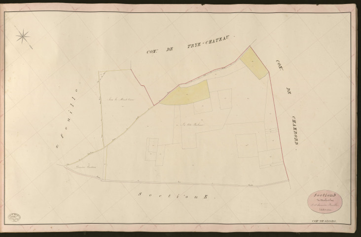Gisors. Section D _ du Moulin à Tan _ 3e et dernière Feuille