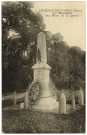 Gournay-le-Guérin. Le monument aux Morts de la guerre.