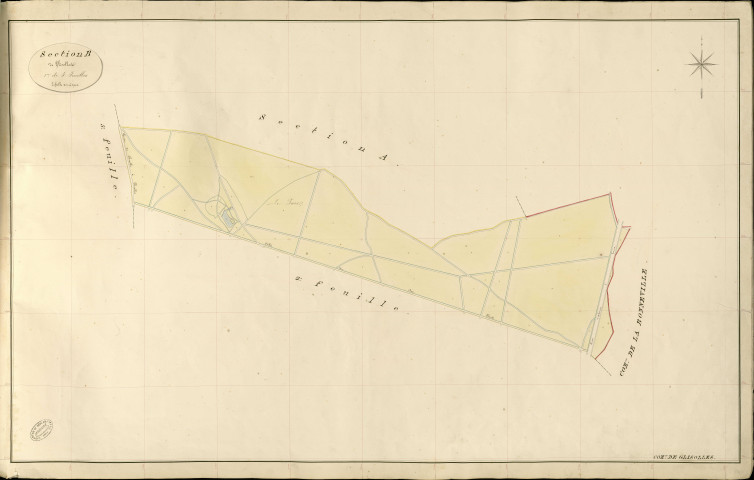 Glisolles. Section B _ de Lisolles _ 1re de 5 Feuilles