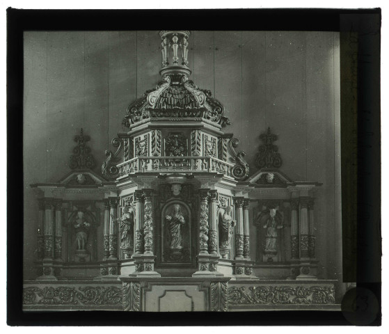 Église de La Haye-Saint-Sylvestre (Eure), tabernacle.