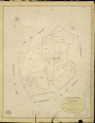 Criquebeuf-la-Campagne. Tableau d'assemblage _ du Plan Parcellaire de la Commune de Criquebeuf _ Canton de Neubourg - Louviers - Eure. _ Terminé sur le Terrain le 6 Juillet 1845, sous l'administration de M. Zédé, Préfet _ M. Châtel, Maire _ et sous la Direction de M. Violas de Matigny, Directeur des Contributions directes _ M. Le Fébure, Géomètre en Chef. _ Par M. Lenglet, Géomètre de 1re classe.